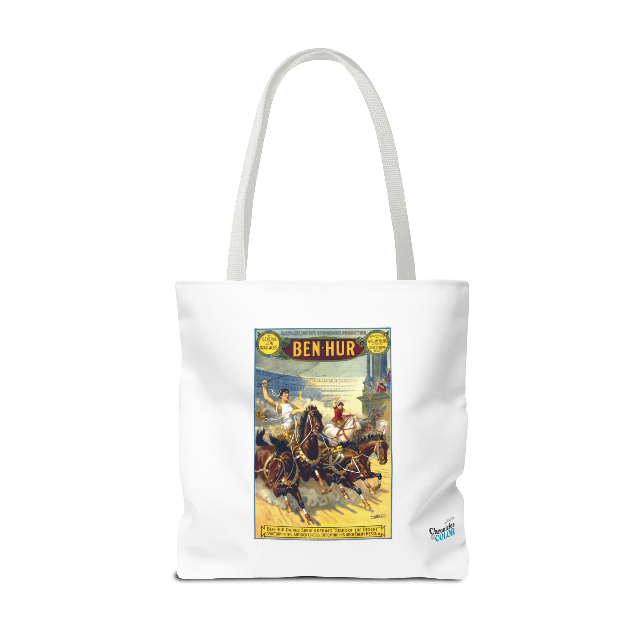 Stylish Tote Bag - Ben-Hur Broadway Premiere Vintage Artwork (1899)