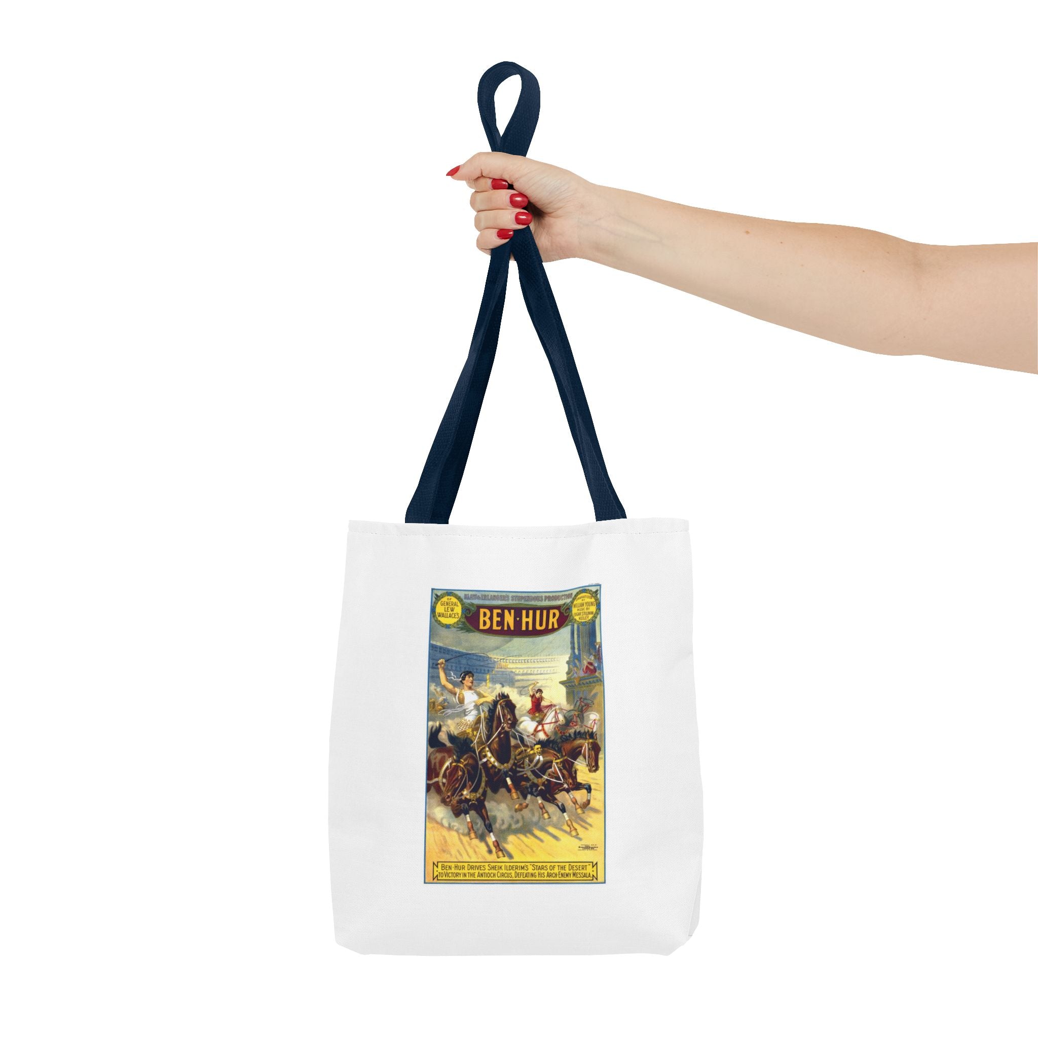 Stylish Tote Bag - Ben-Hur Broadway Premiere Vintage Artwork (1899)