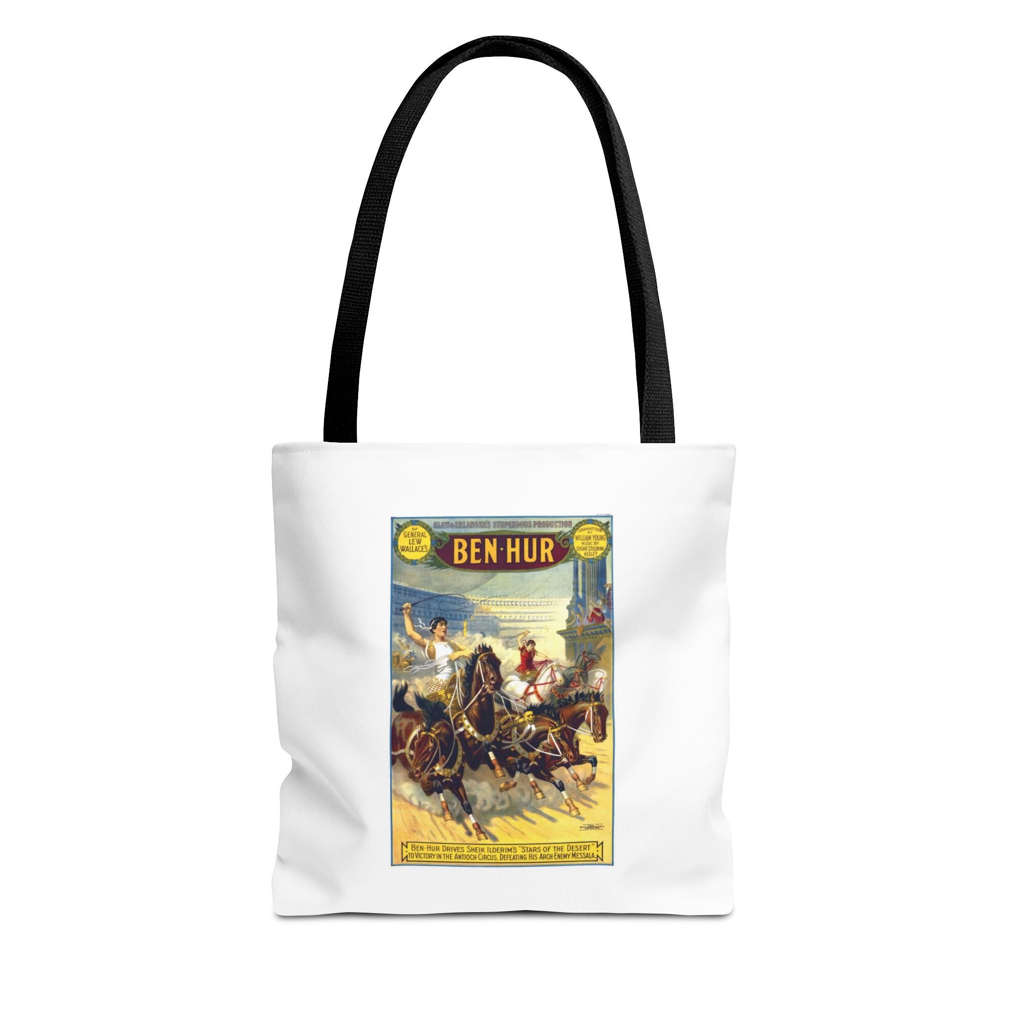 Stylish Tote Bag - Ben-Hur Broadway Premiere Vintage Artwork (1899)