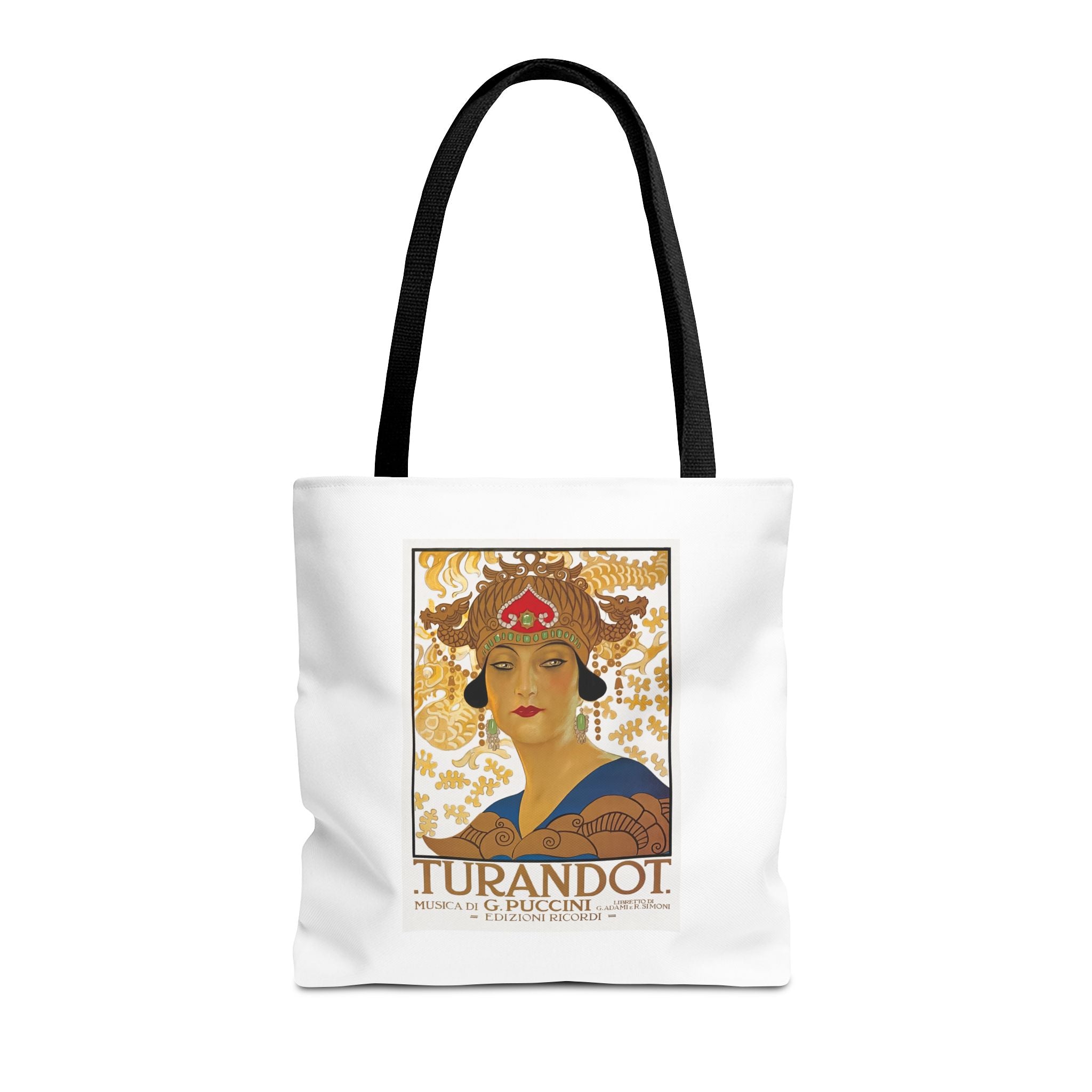 Stylish Tote Bag - Giacomo Puccini’s Opera Turandot Vintage Artwork (1926)