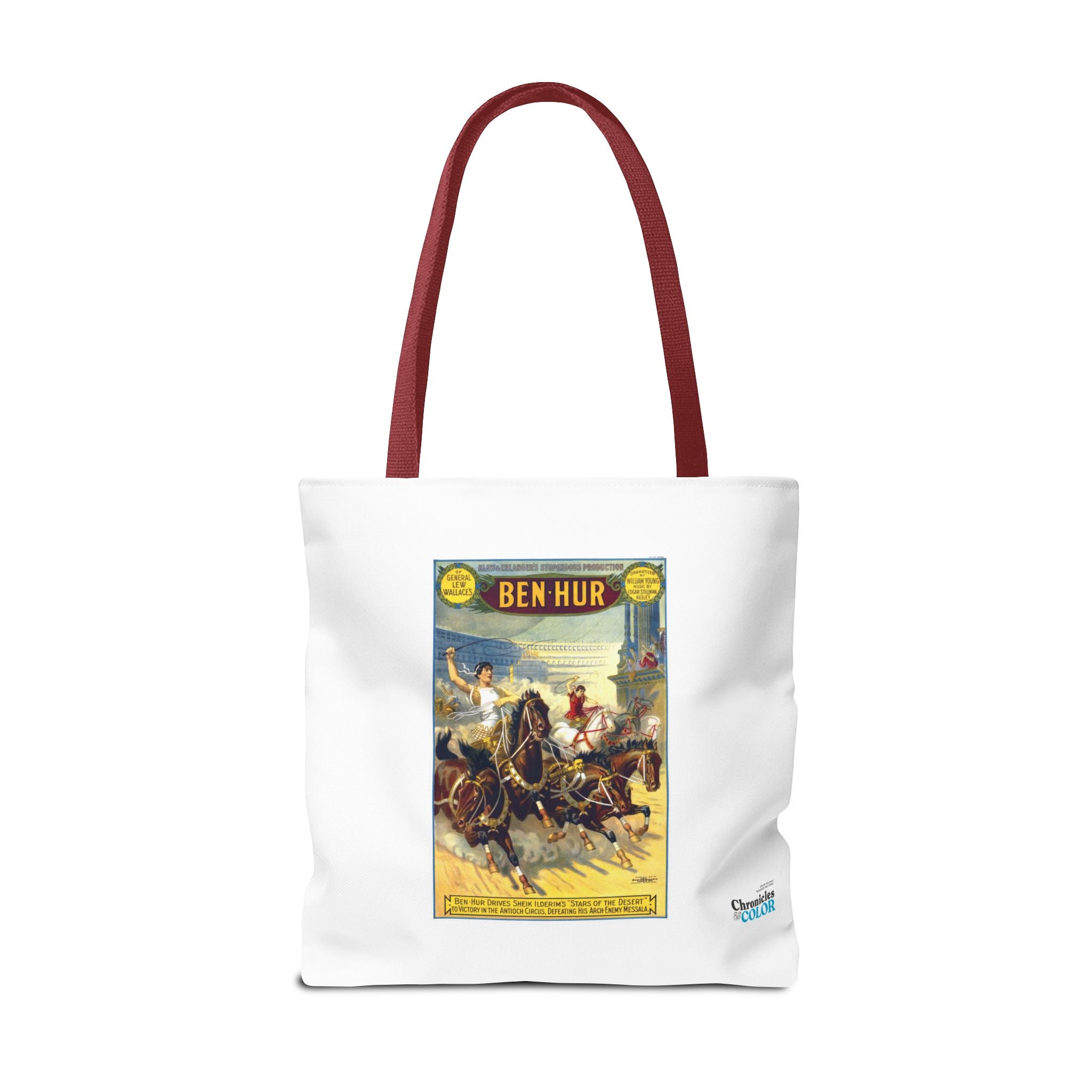 Stylish Tote Bag - Ben-Hur Broadway Premiere Vintage Artwork (1899)