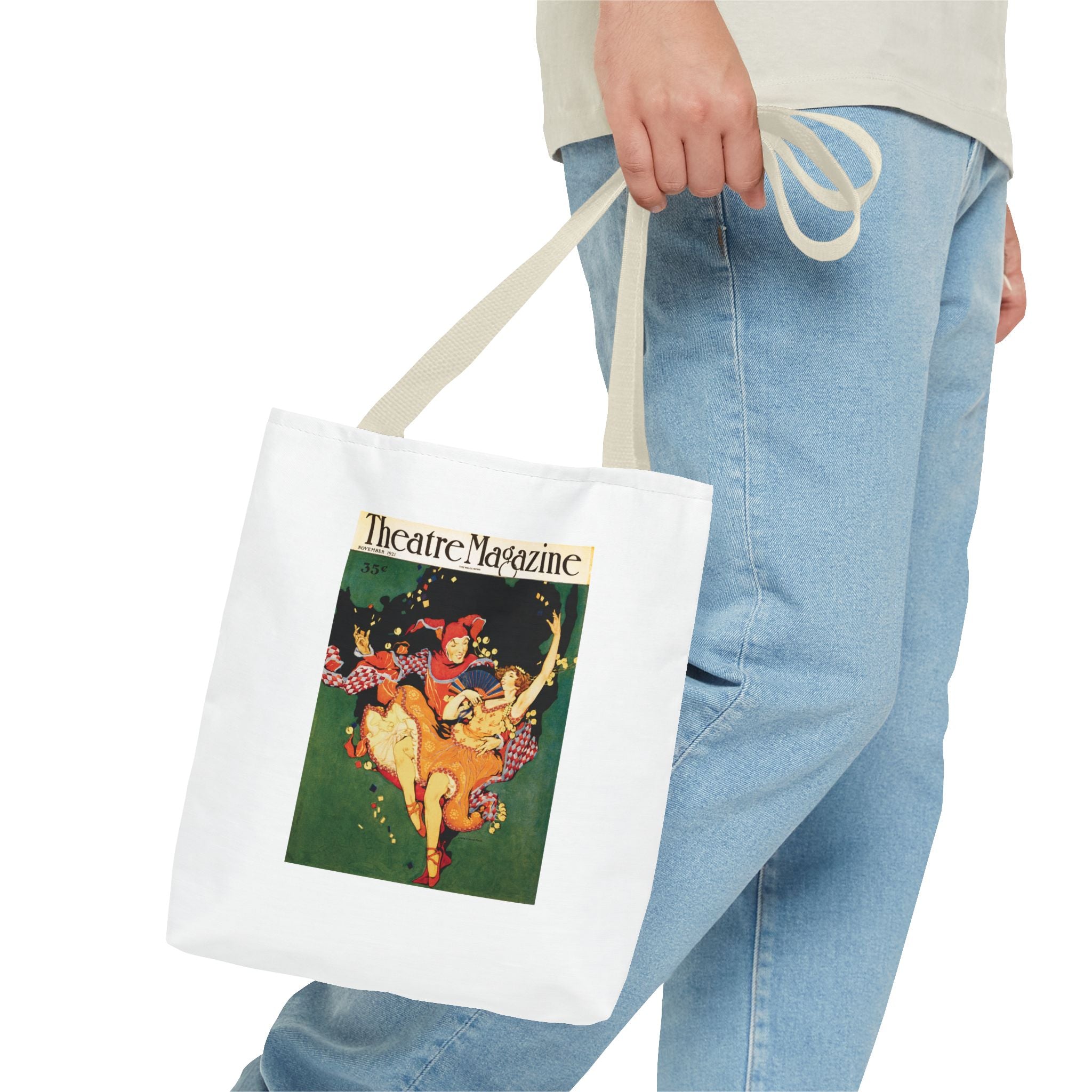 Stylish Tote Bag - Theatre Magazine Cover, Nov. 1921, Artwork by Clara Elsene Peck