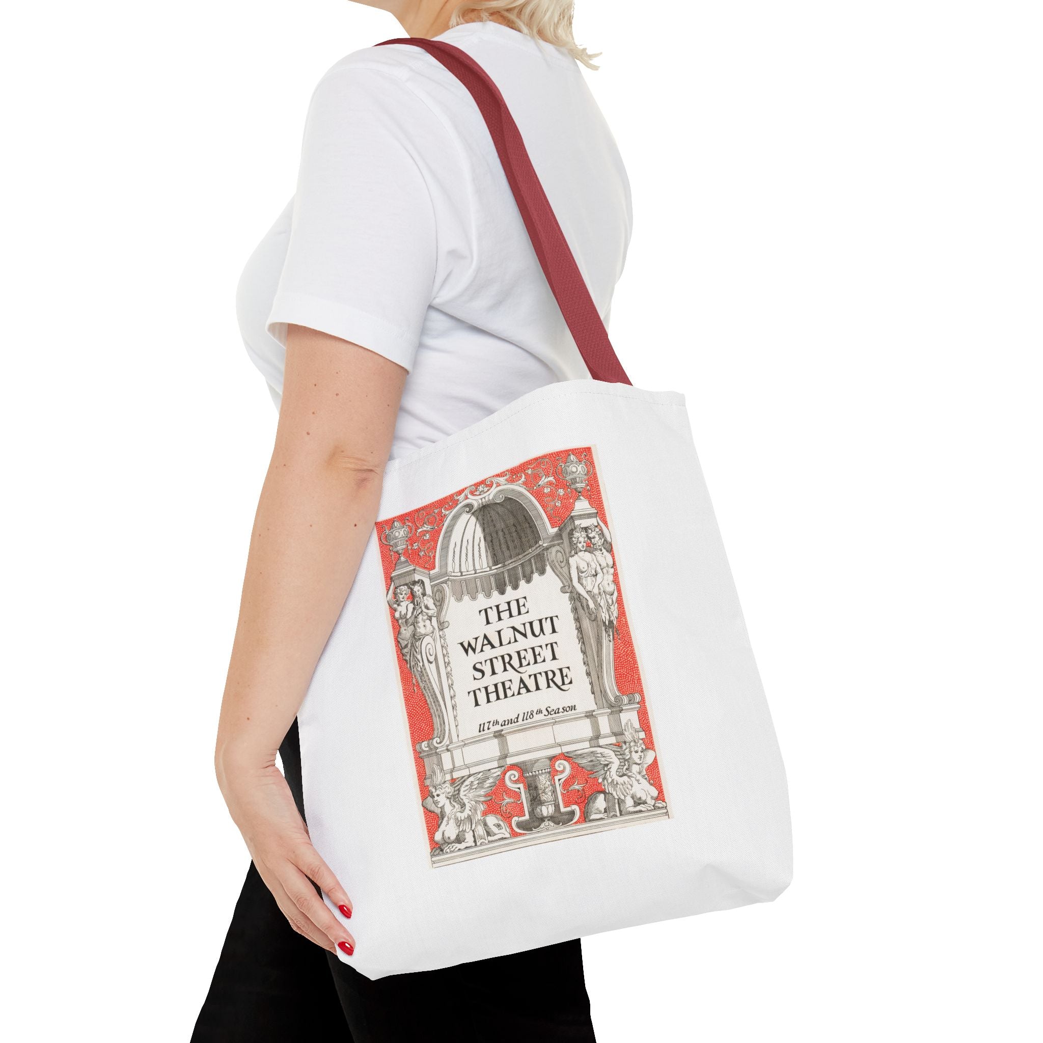Stylish Tote Bag - Walnut Street Theatre Program, Vintage Artwork (1926)