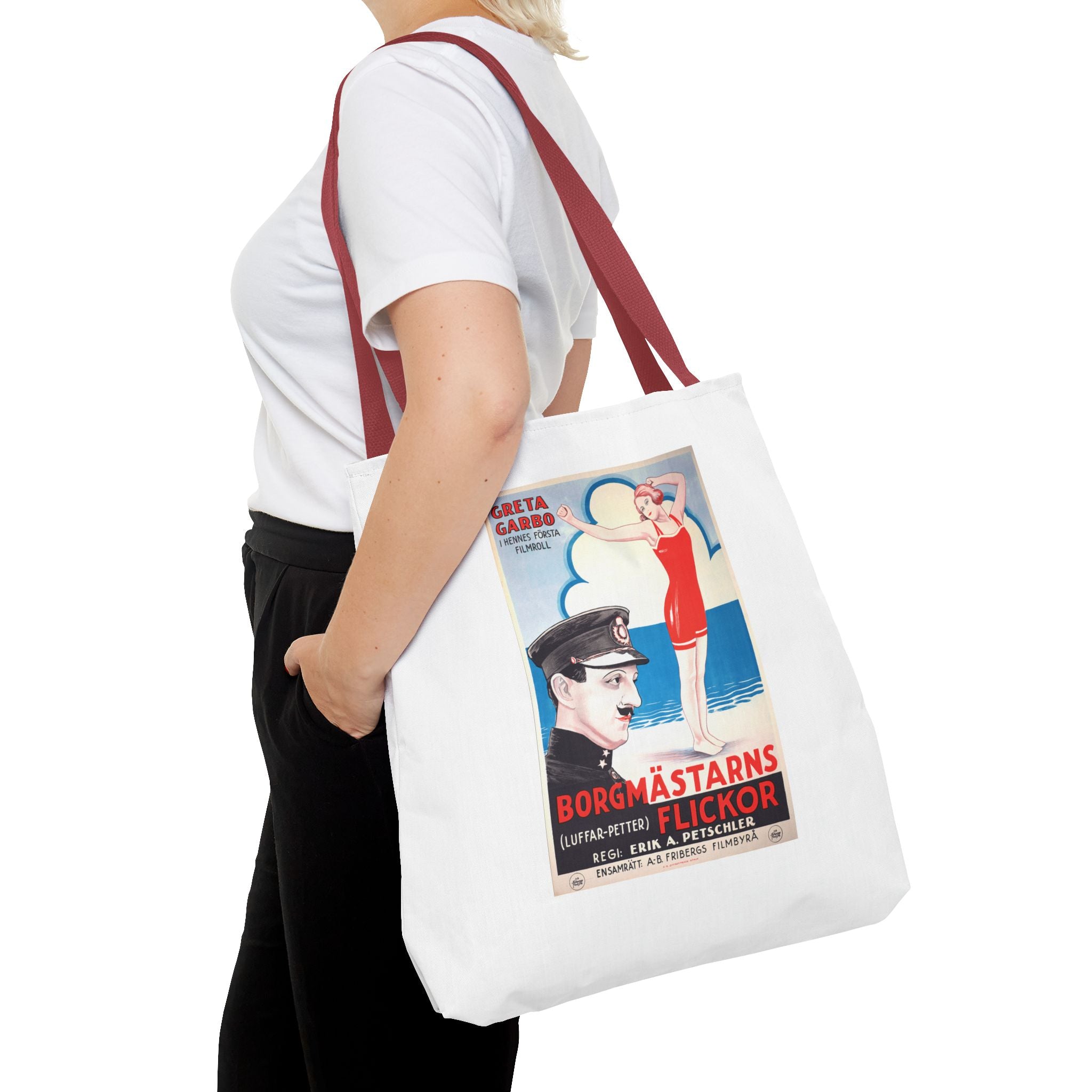 Stylish Tote Bag - Luffar-Petter (Peter the Tramp) Swedish Vintage Artwork