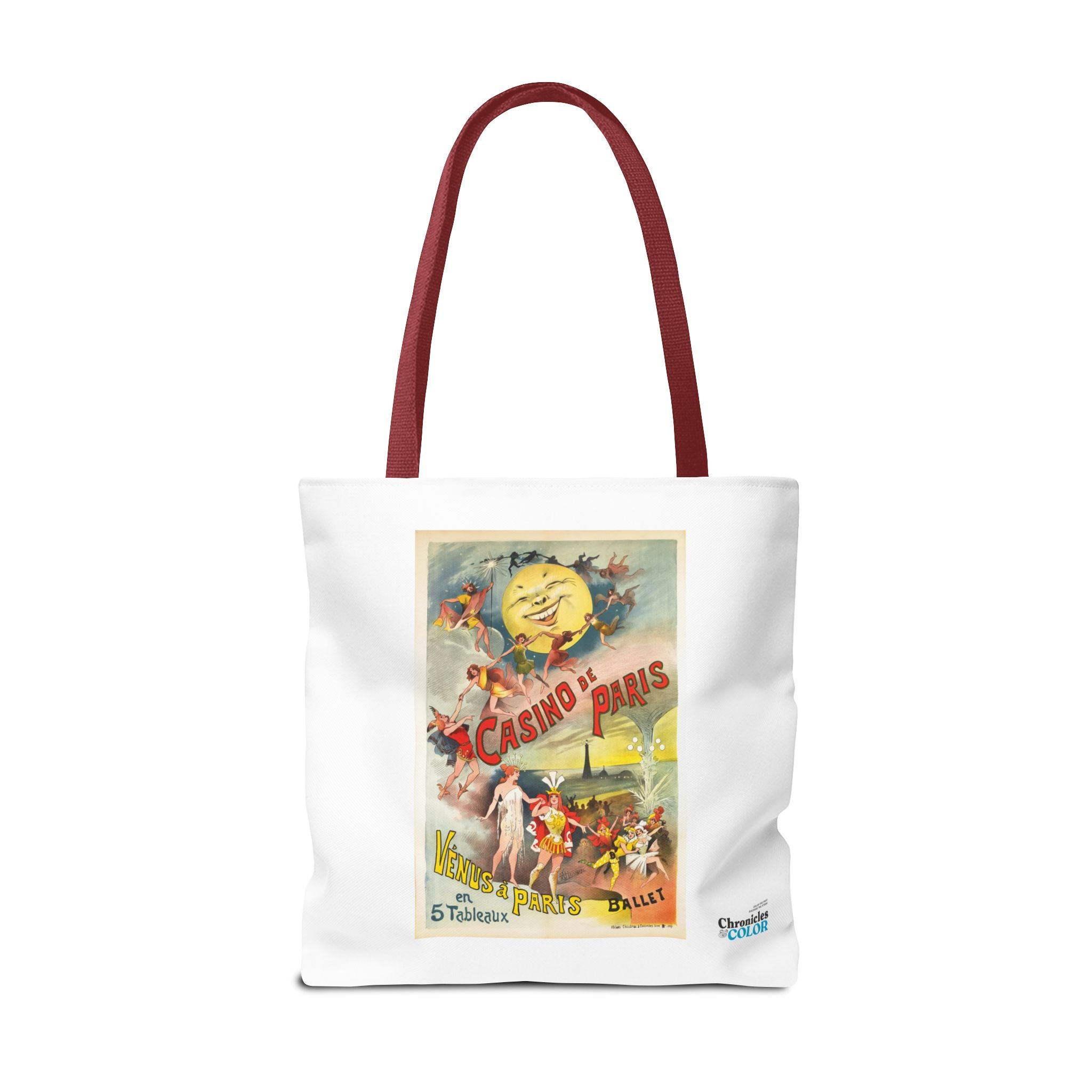 Stylish Tote Bag - Casino de Paris – Vénus à Paris Artwork by Alfred Choubrac