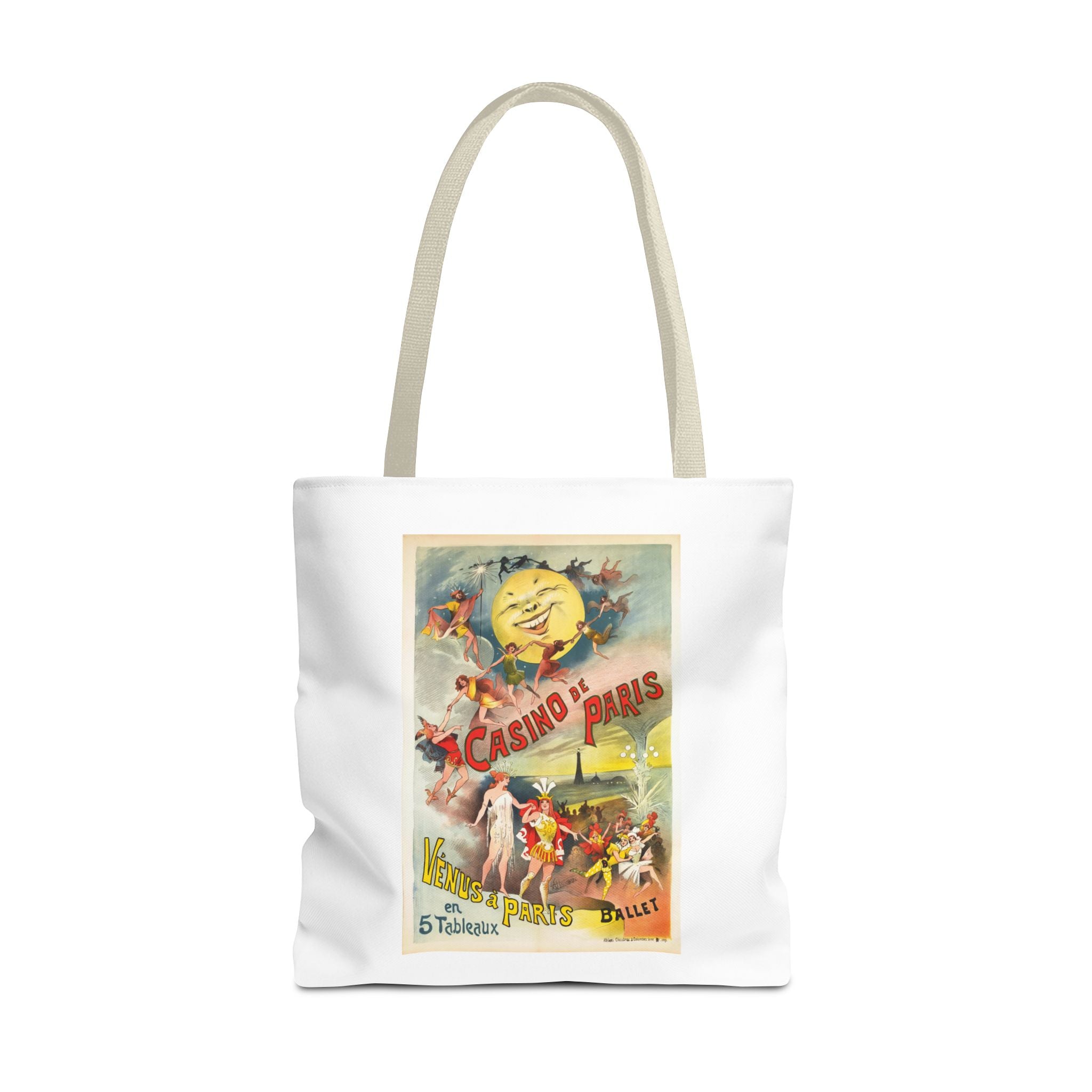 Stylish Tote Bag - Casino de Paris – Vénus à Paris Artwork by Alfred Choubrac