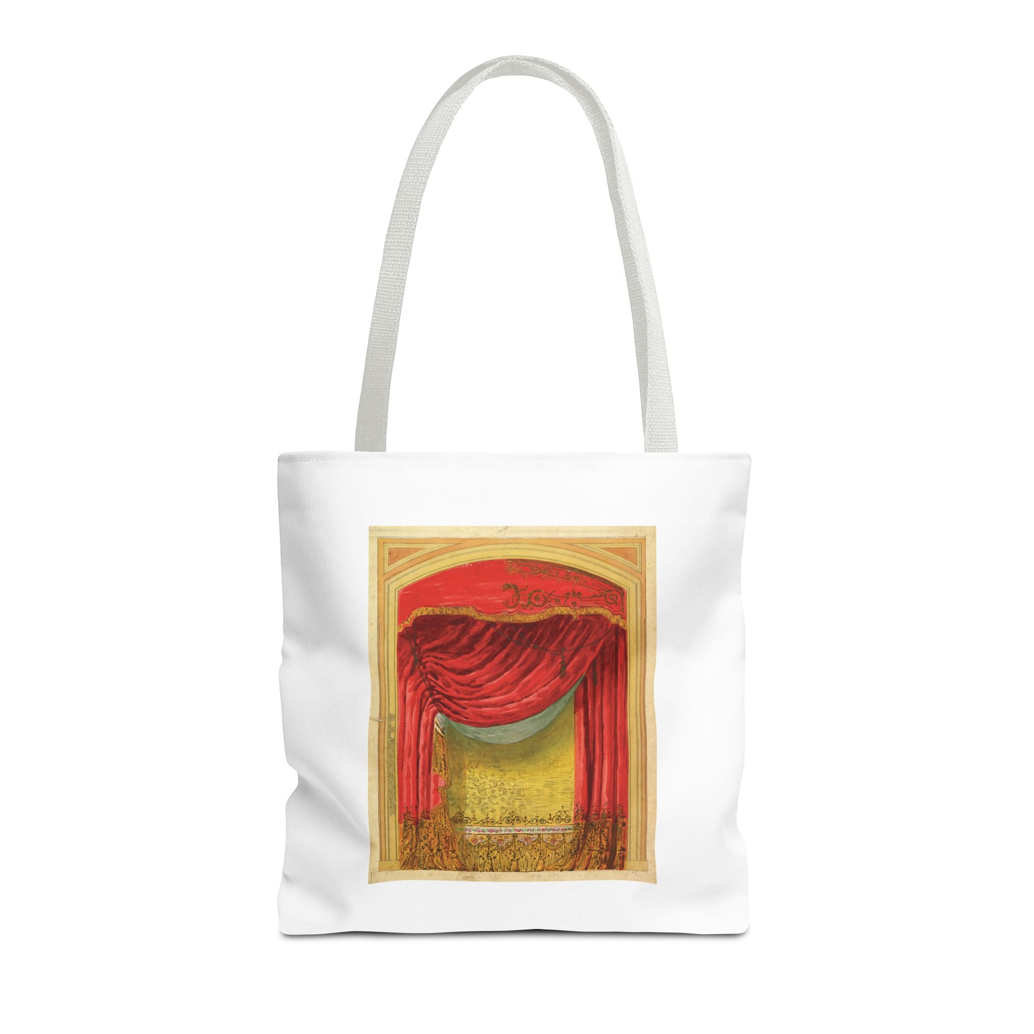Stylish Tote Bag - Casino de St. Etienne Stage Design Artwork by Eugène Cicéri
