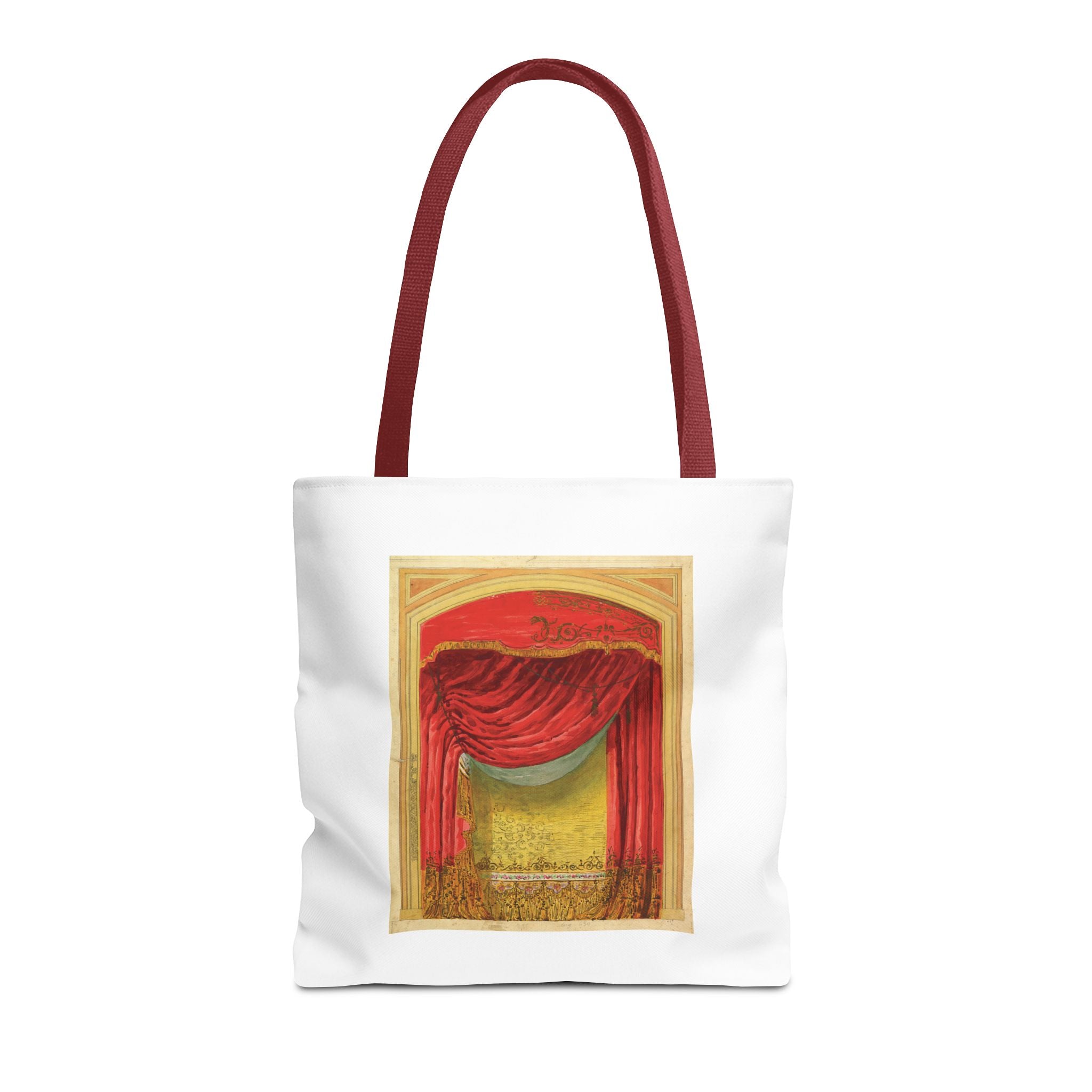 Stylish Tote Bag - Casino de St. Etienne Stage Design Artwork by Eugène Cicéri