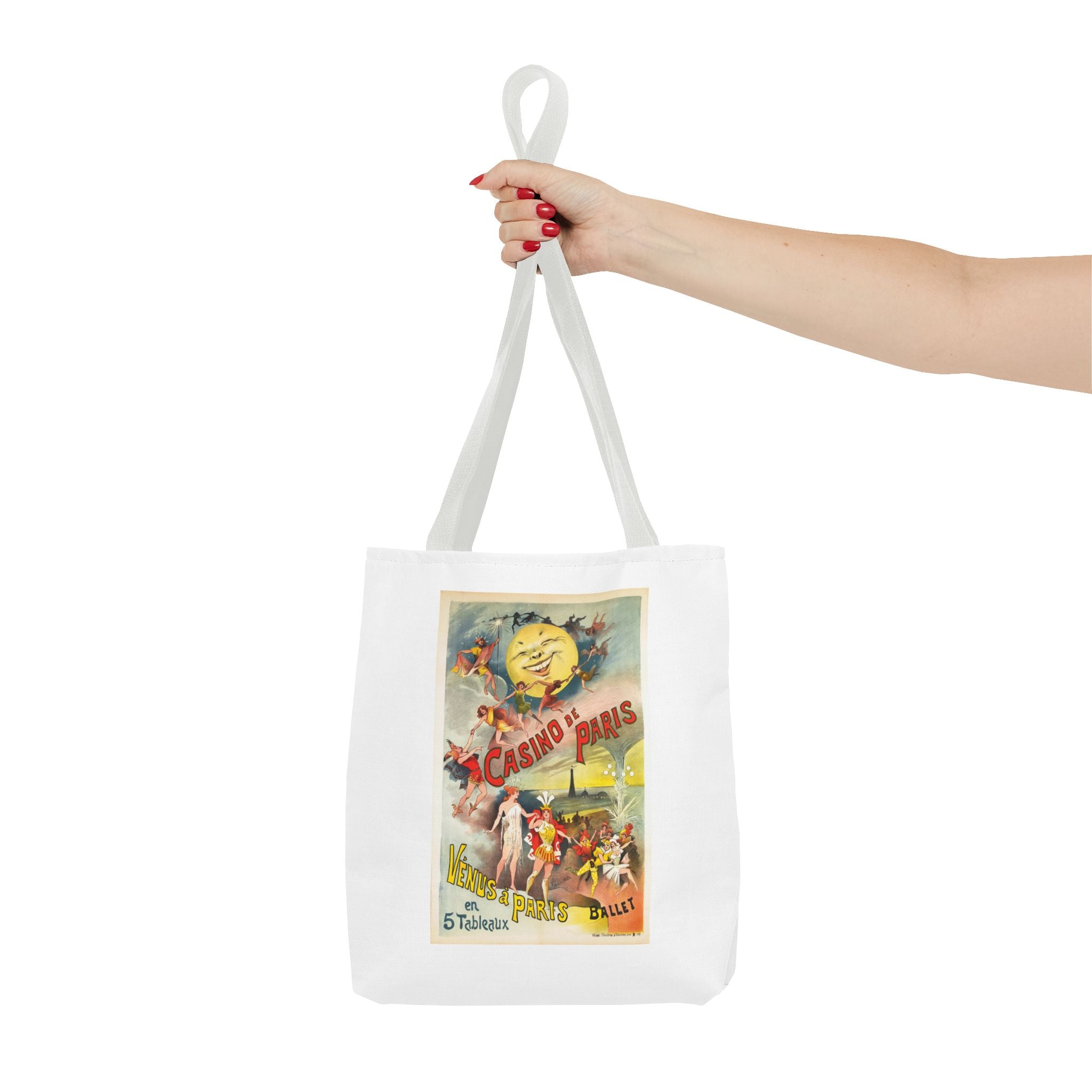 Stylish Tote Bag - Casino de Paris – Vénus à Paris Artwork by Alfred Choubrac