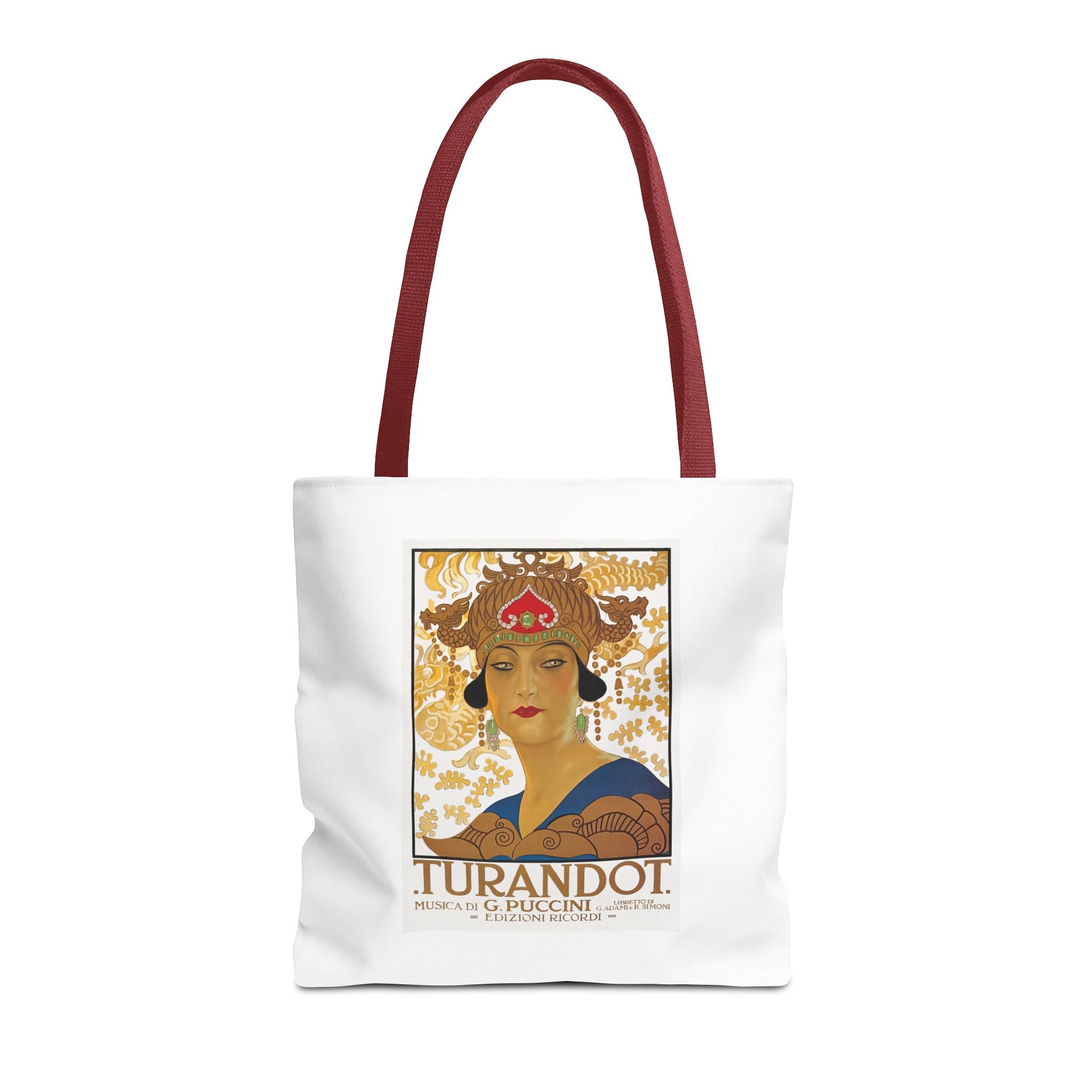 Stylish Tote Bag - Giacomo Puccini’s Opera Turandot Vintage Artwork (1926)