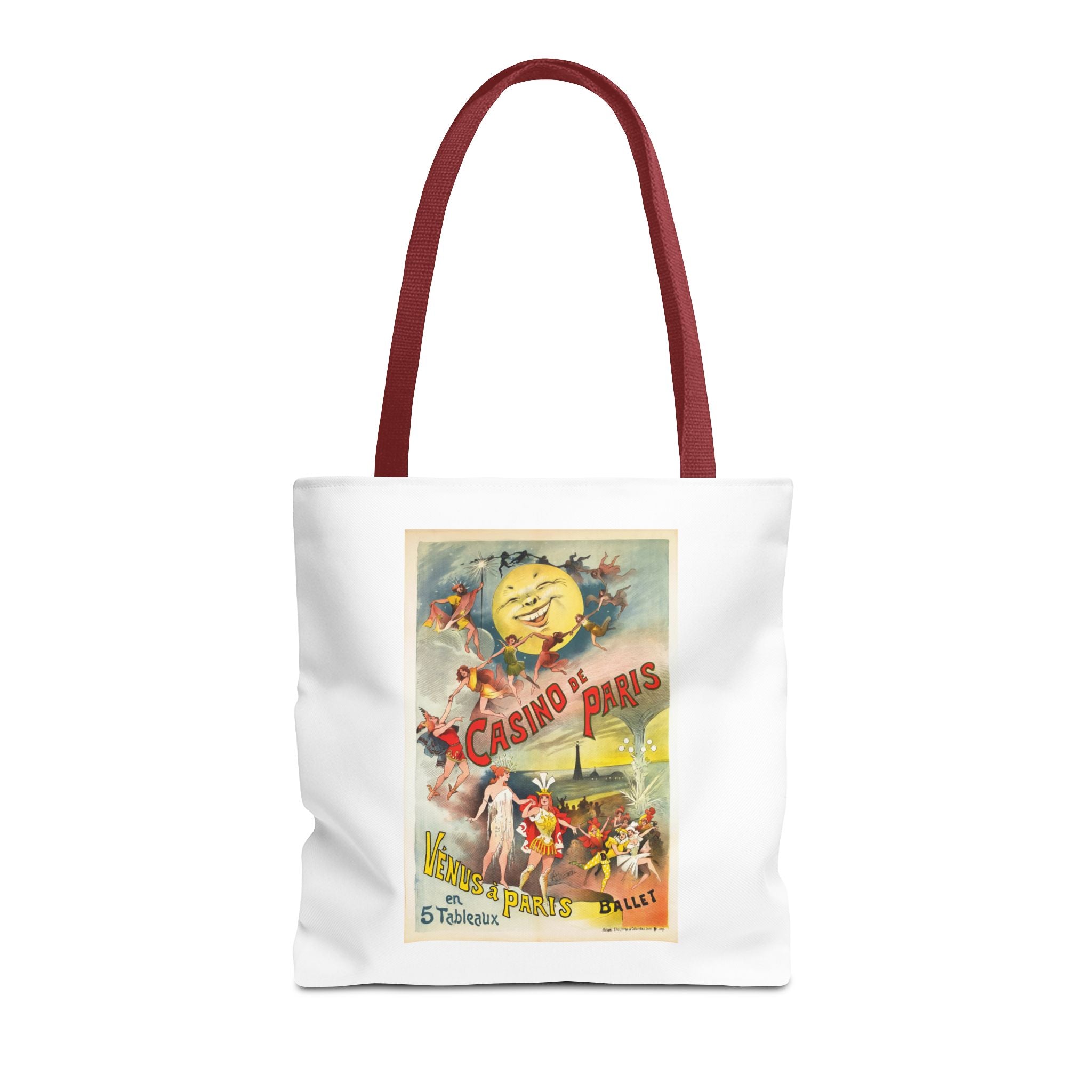 Stylish Tote Bag - Casino de Paris – Vénus à Paris Artwork by Alfred Choubrac