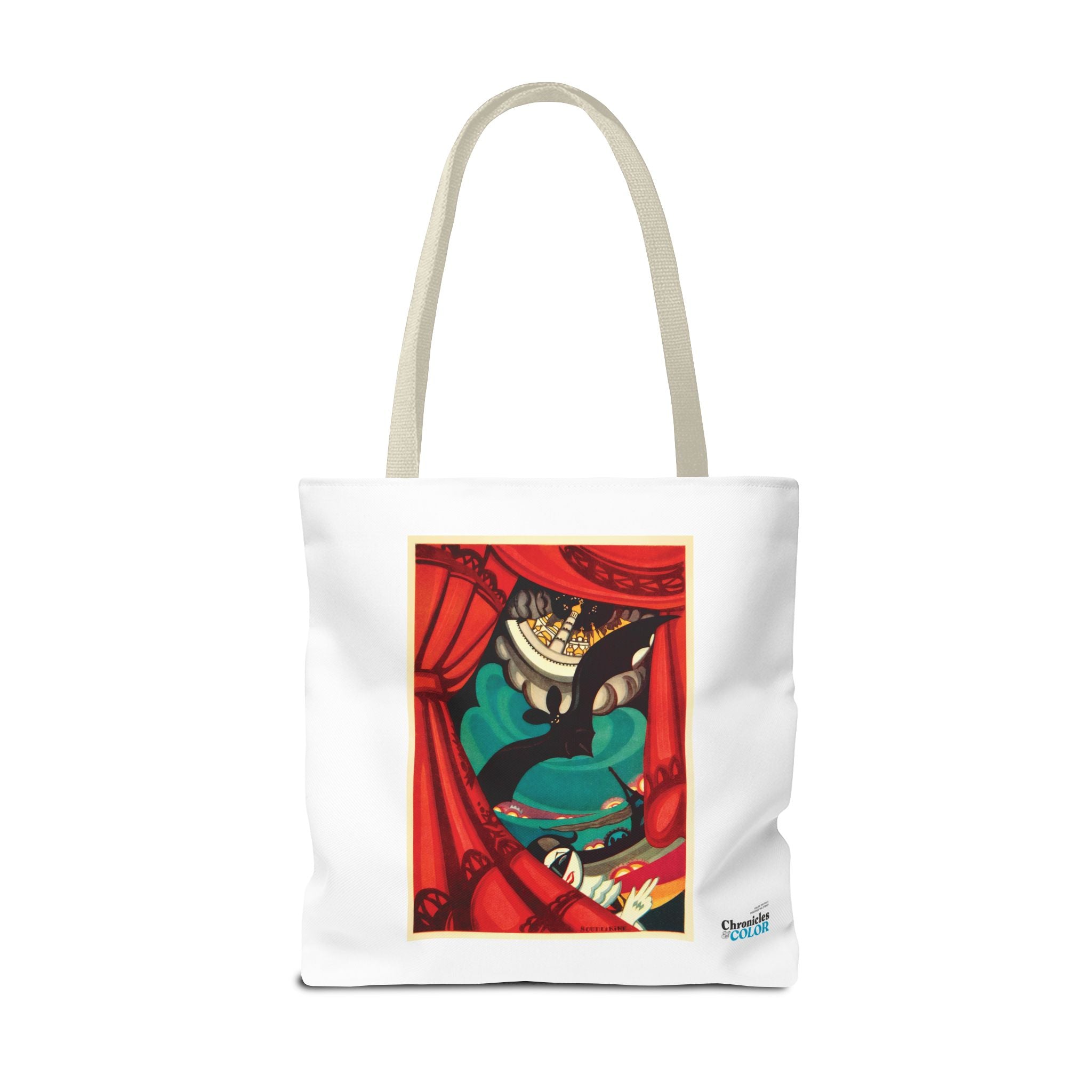 Stylish Tote Bag - Nikita Balieff’s Bat Theatre, Moscow Vintage Artwork (1922)
