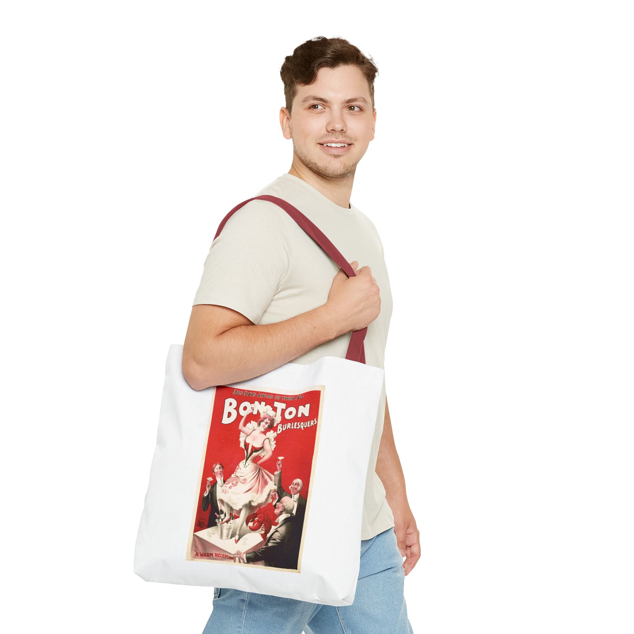 Stylish Tote Bag - Bon Ton Burlesquers Vintage Artwork (1898)