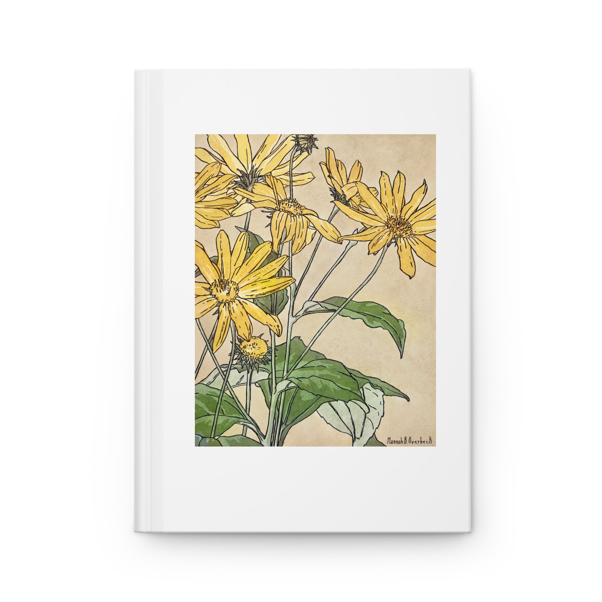 Hardcover Journal Matte - Sunflowers Print