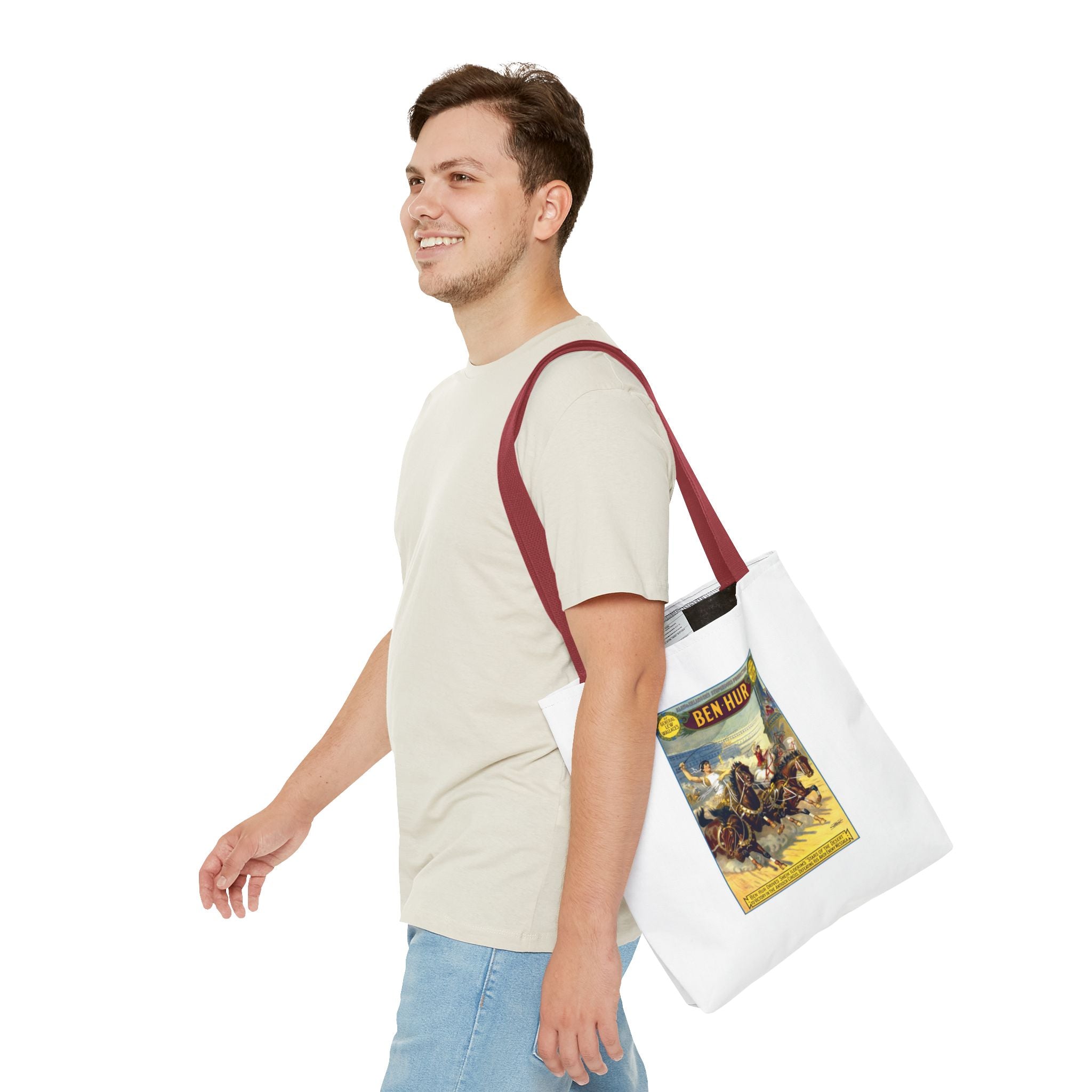Stylish Tote Bag - Ben-Hur Broadway Premiere Vintage Artwork (1899)