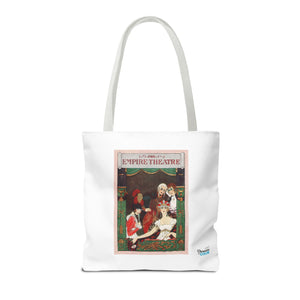 Stylish Tote Bag - Playbill Artwork for Empire Theatre, Broadway by George Barbier (1922)