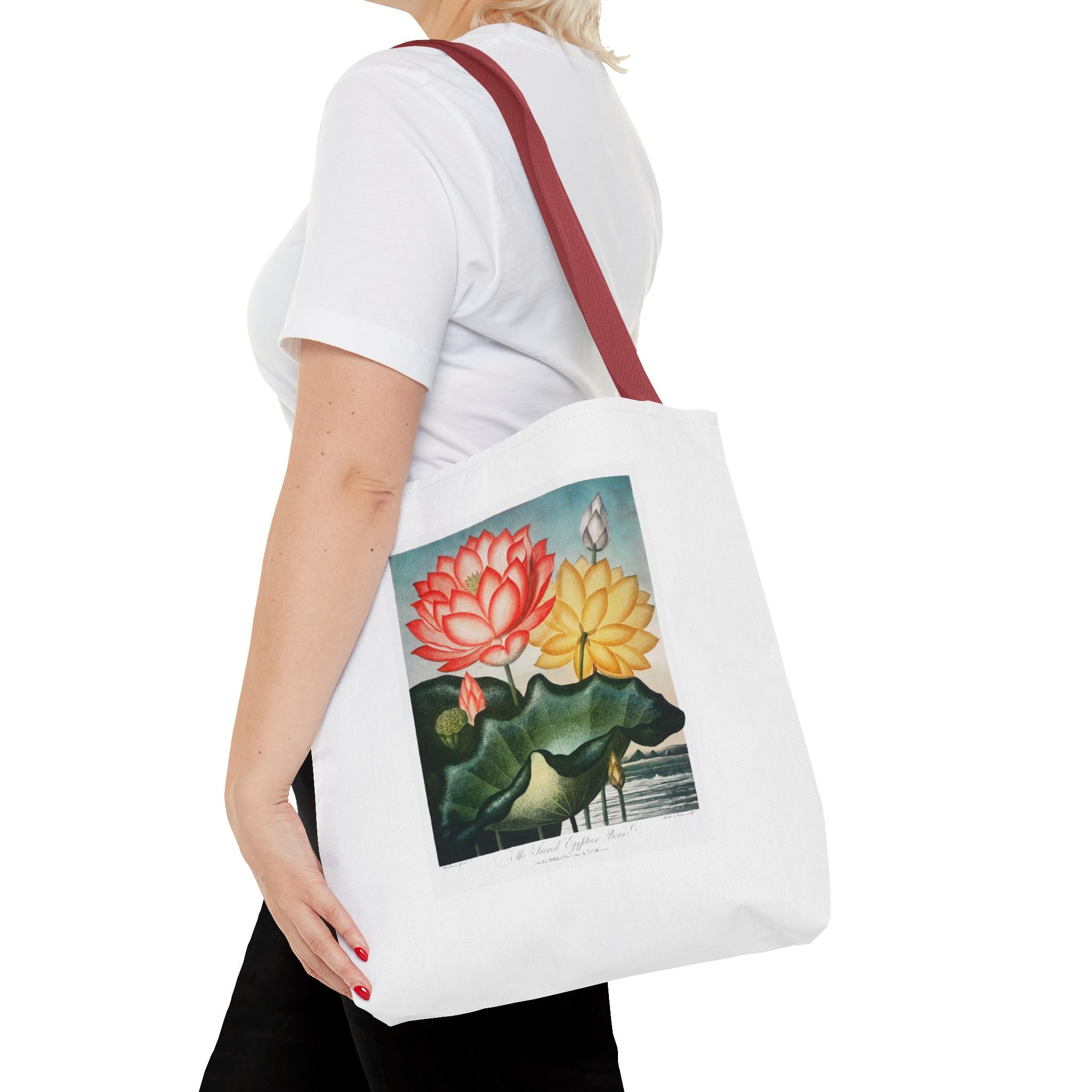 Stylish Tote Bag - The Sacred Egyptian Bean from The Temple of Flora