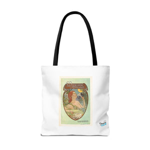 Stylish Tote Bag - Boston’s Majestic Theatre, Art Nouveau Playbill Artwork 1914