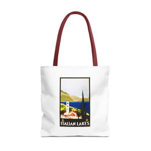 Stylish Tote Bag - Italian Lakes Print