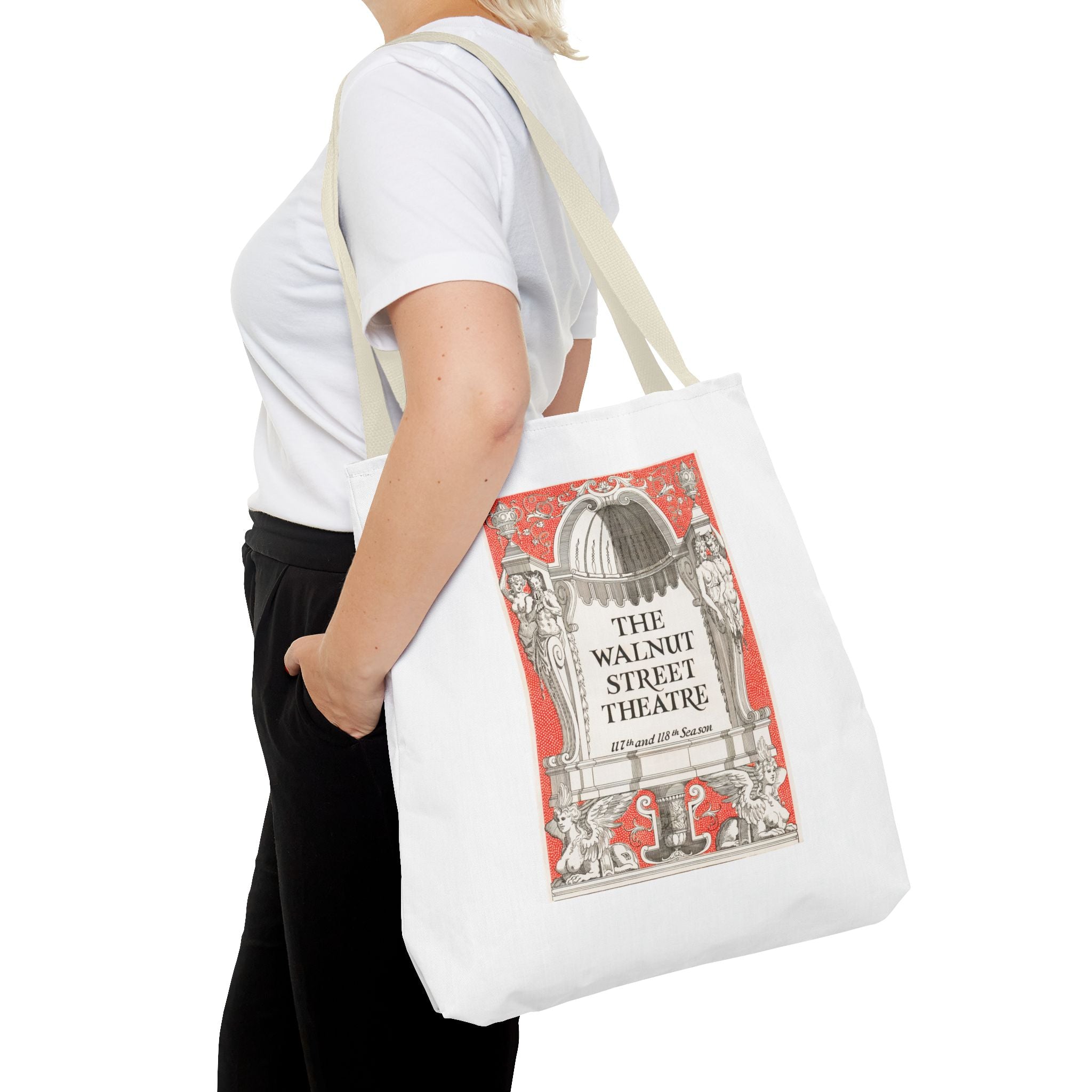 Stylish Tote Bag - Walnut Street Theatre Program, Vintage Artwork (1926)