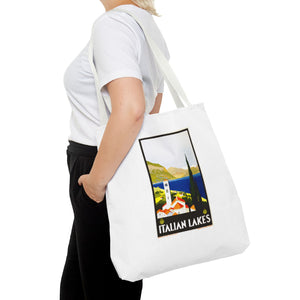 Stylish Tote Bag - Italian Lakes Print