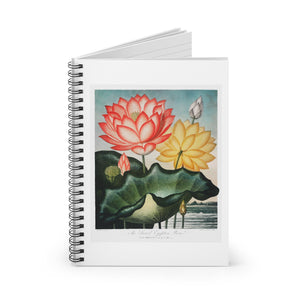 Spiral Notebook (Ruled Line) - The Sacred Egyptian Bean from The Temple of Flora