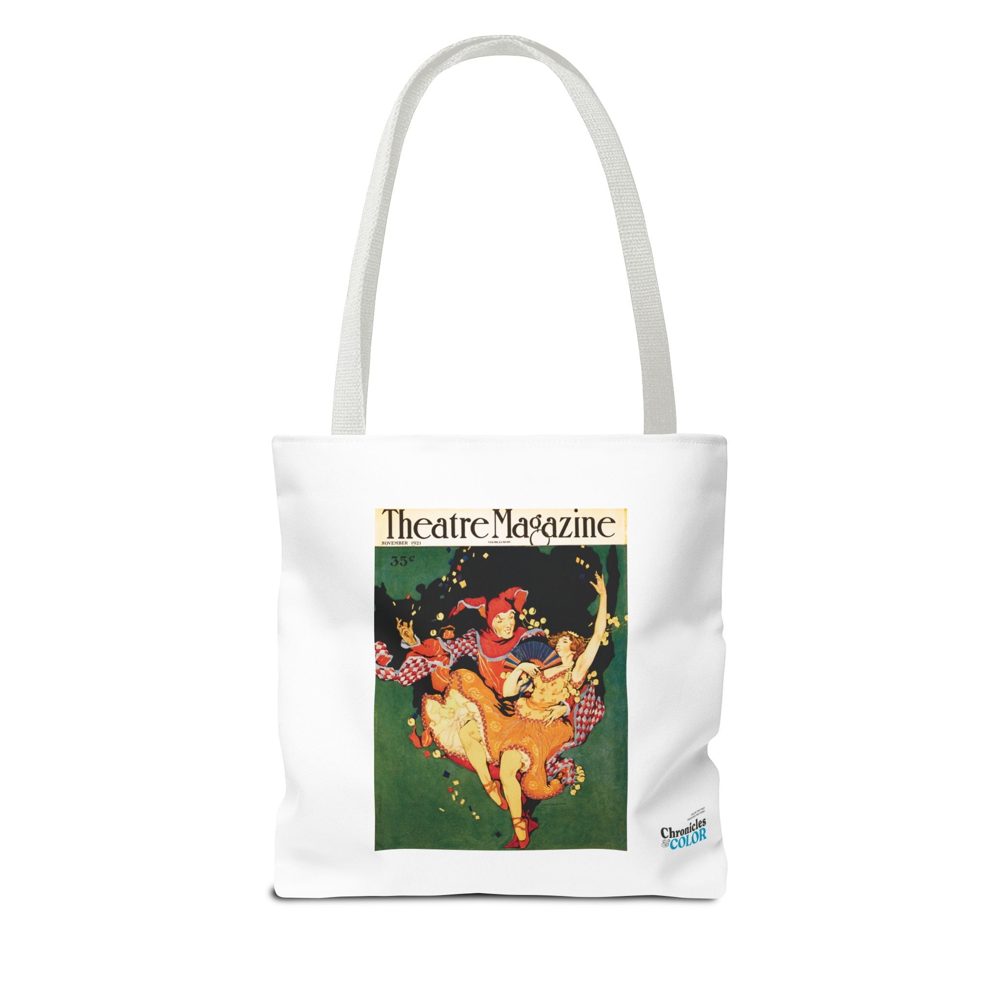 Stylish Tote Bag - Theatre Magazine Cover, Nov. 1921, Artwork by Clara Elsene Peck