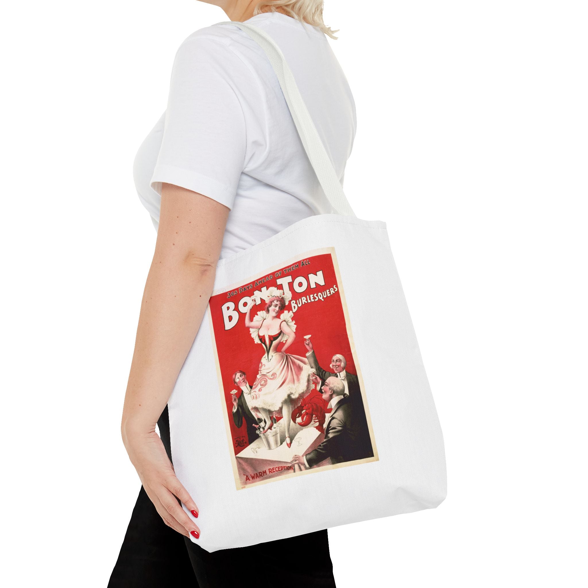 Stylish Tote Bag - Bon Ton Burlesquers Vintage Artwork (1898)