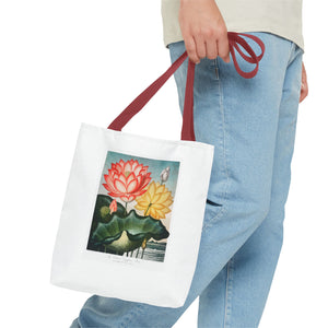 Stylish Tote Bag - The Sacred Egyptian Bean from The Temple of Flora
