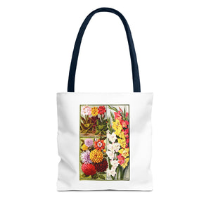 Stylish Tote Bag - Childs' Seeds, Flower Catalog Plate