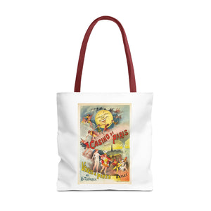 Stylish Tote Bag - Casino de Paris – Vénus à Paris Artwork by Alfred Choubrac