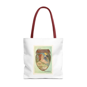 Stylish Tote Bag - Boston’s Majestic Theatre, Art Nouveau Playbill Artwork 1914