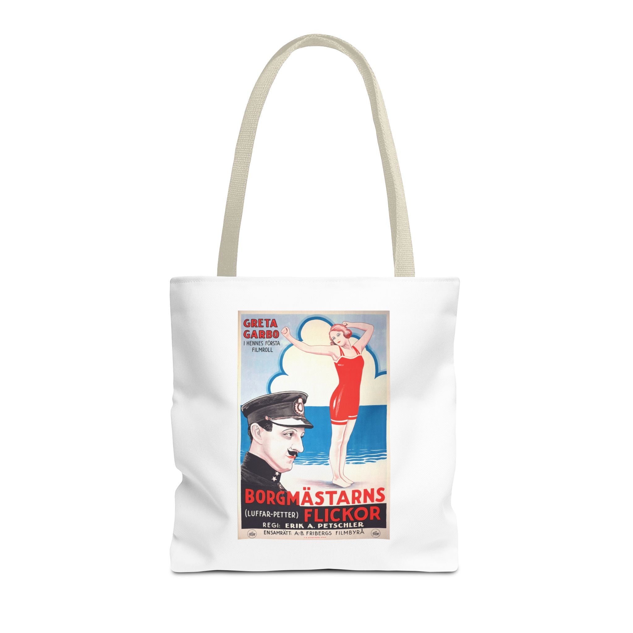Stylish Tote Bag - Luffar-Petter (Peter the Tramp) Swedish Vintage Artwork