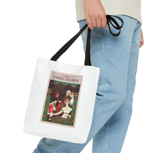 Stylish Tote Bag - Playbill Artwork for Empire Theatre, Broadway by George Barbier (1922)