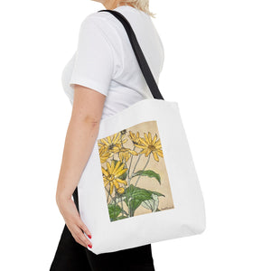 Stylish Tote Bag - Sunflowers Print