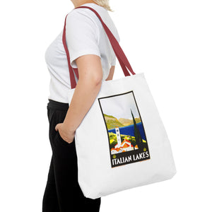 Stylish Tote Bag - Italian Lakes Print