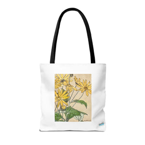 Stylish Tote Bag - Sunflowers Print