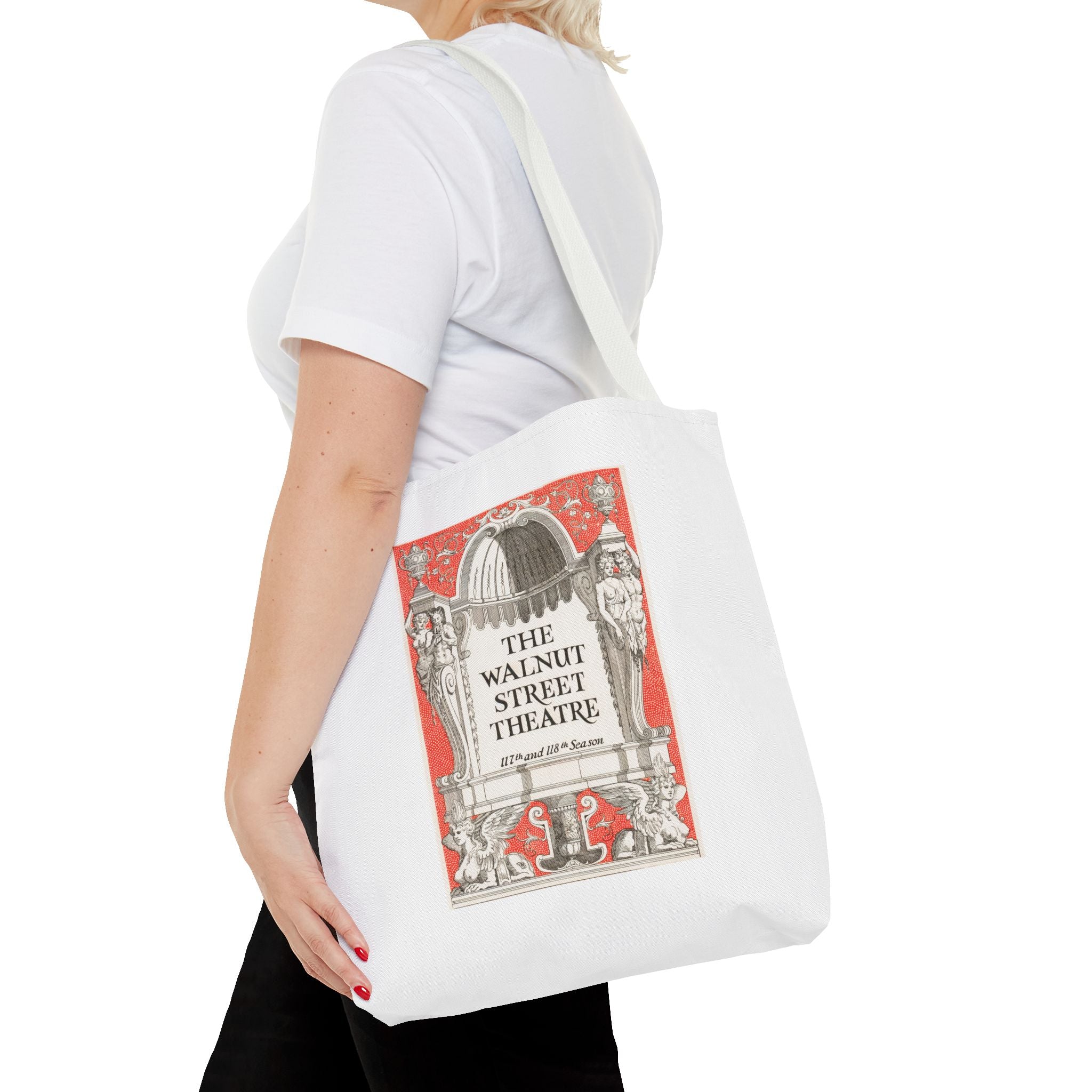 Stylish Tote Bag - Walnut Street Theatre Program, Vintage Artwork (1926)