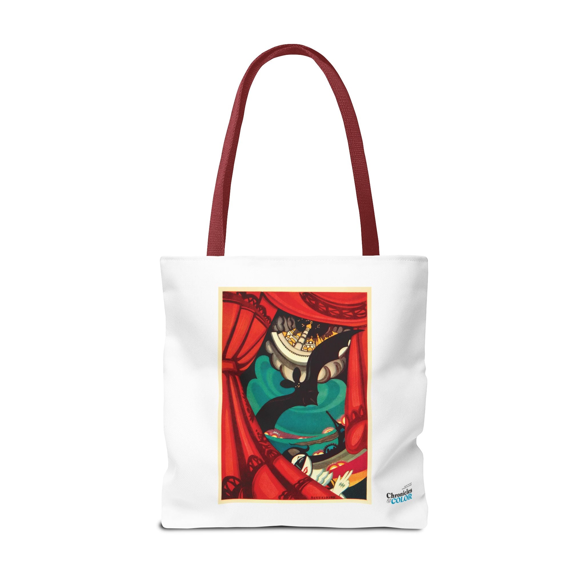 Stylish Tote Bag - Nikita Balieff’s Bat Theatre, Moscow Vintage Artwork (1922)