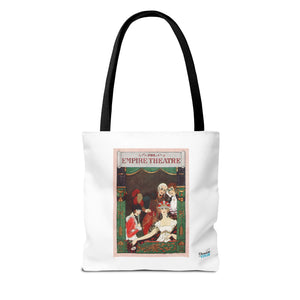 Stylish Tote Bag - Playbill Artwork for Empire Theatre, Broadway by George Barbier (1922)