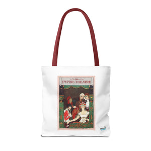 Stylish Tote Bag - Playbill Artwork for Empire Theatre, Broadway by George Barbier (1922)
