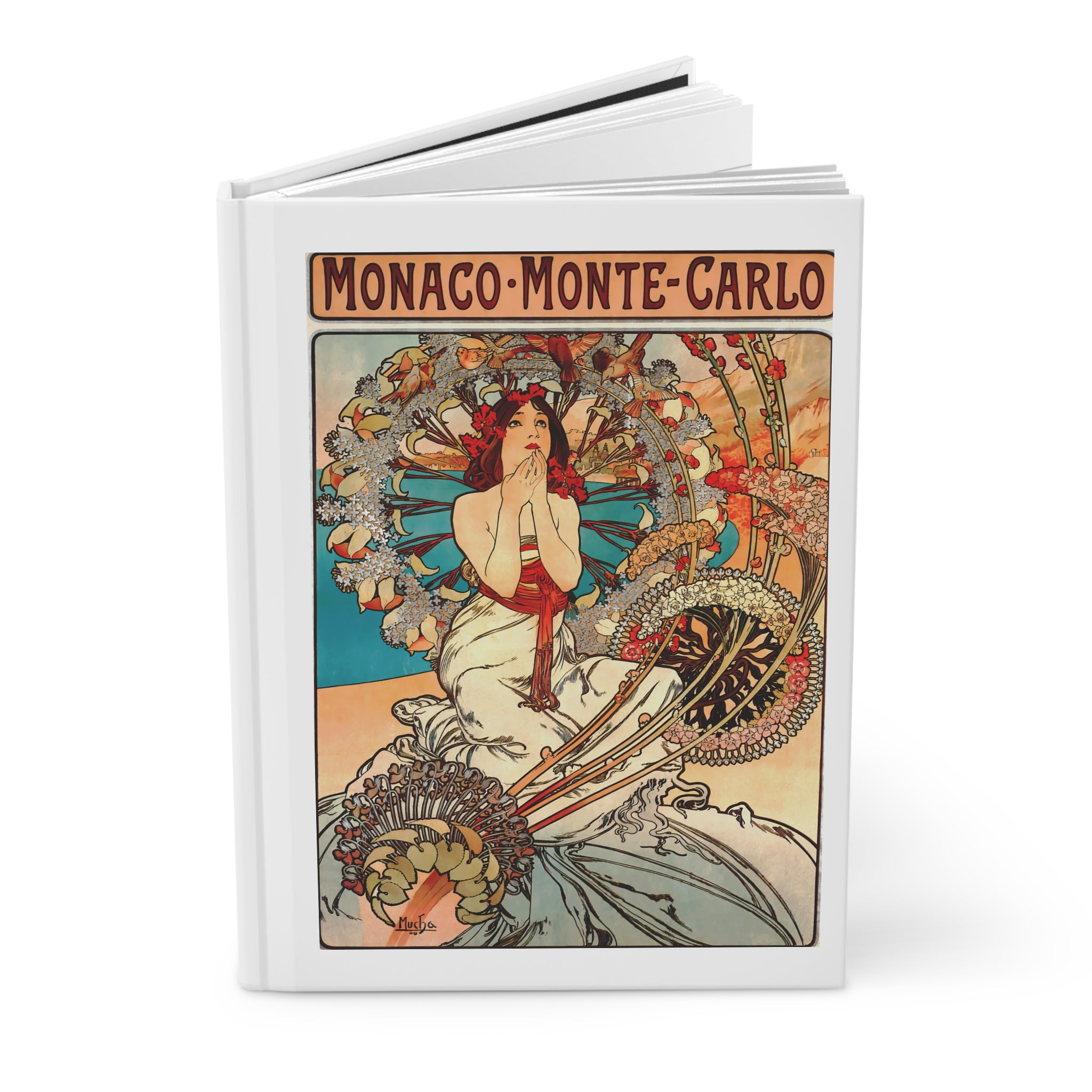 Hardcover Journal Matte - Travel to Monaco and Monte-Carlo