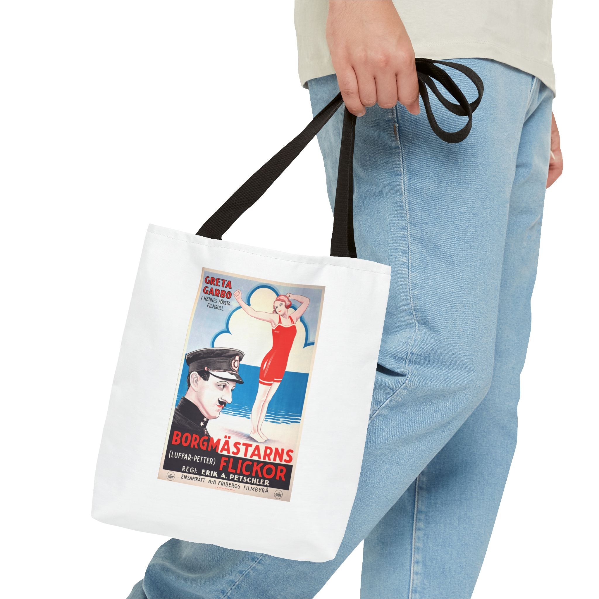 Stylish Tote Bag - Luffar-Petter (Peter the Tramp) Swedish Vintage Artwork