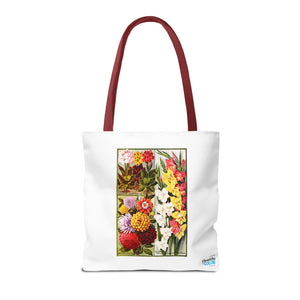 Stylish Tote Bag - Childs' Seeds, Flower Catalog Plate