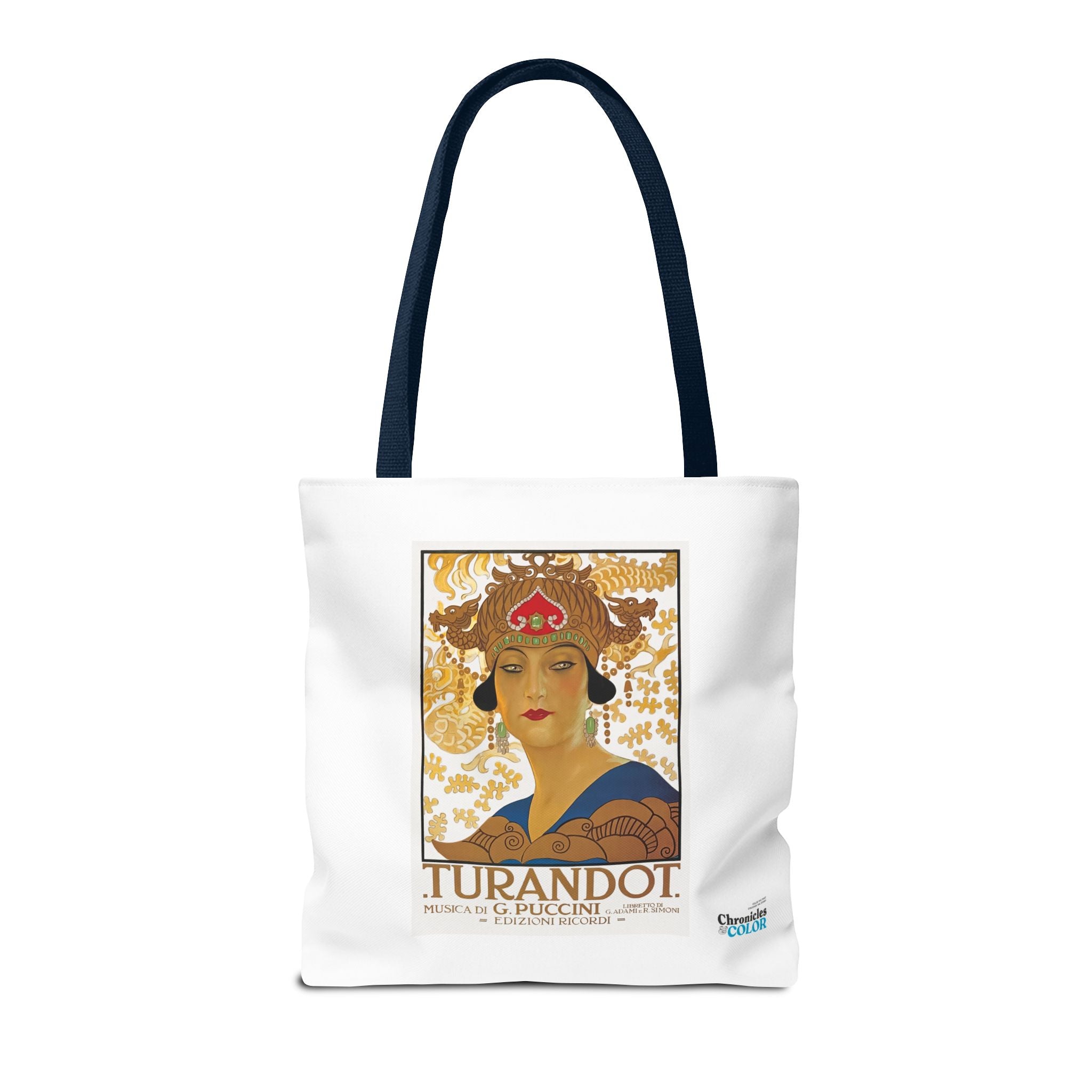 Stylish Tote Bag - Giacomo Puccini’s Opera Turandot Vintage Artwork (1926)