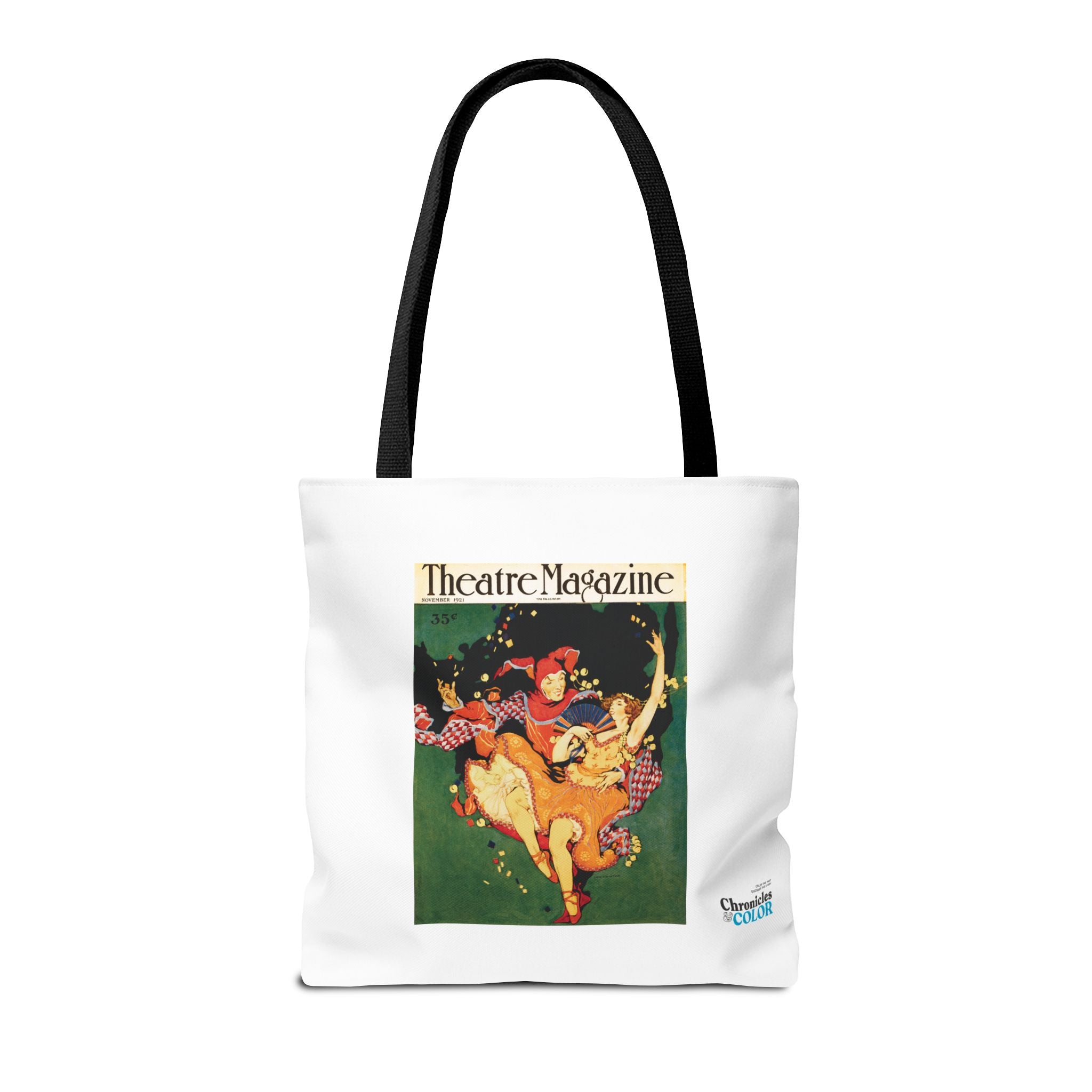 Stylish Tote Bag - Theatre Magazine Cover, Nov. 1921, Artwork by Clara Elsene Peck