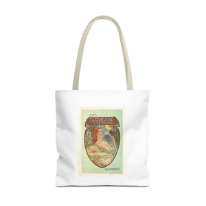 Stylish Tote Bag - Boston’s Majestic Theatre, Art Nouveau Playbill Artwork 1914