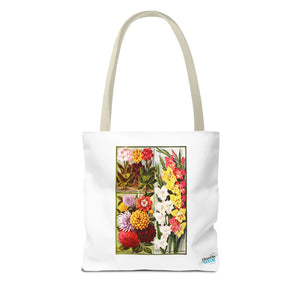 Stylish Tote Bag - Childs' Seeds, Flower Catalog Plate