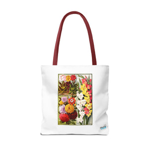 Stylish Tote Bag - Childs' Seeds, Flower Catalog Plate