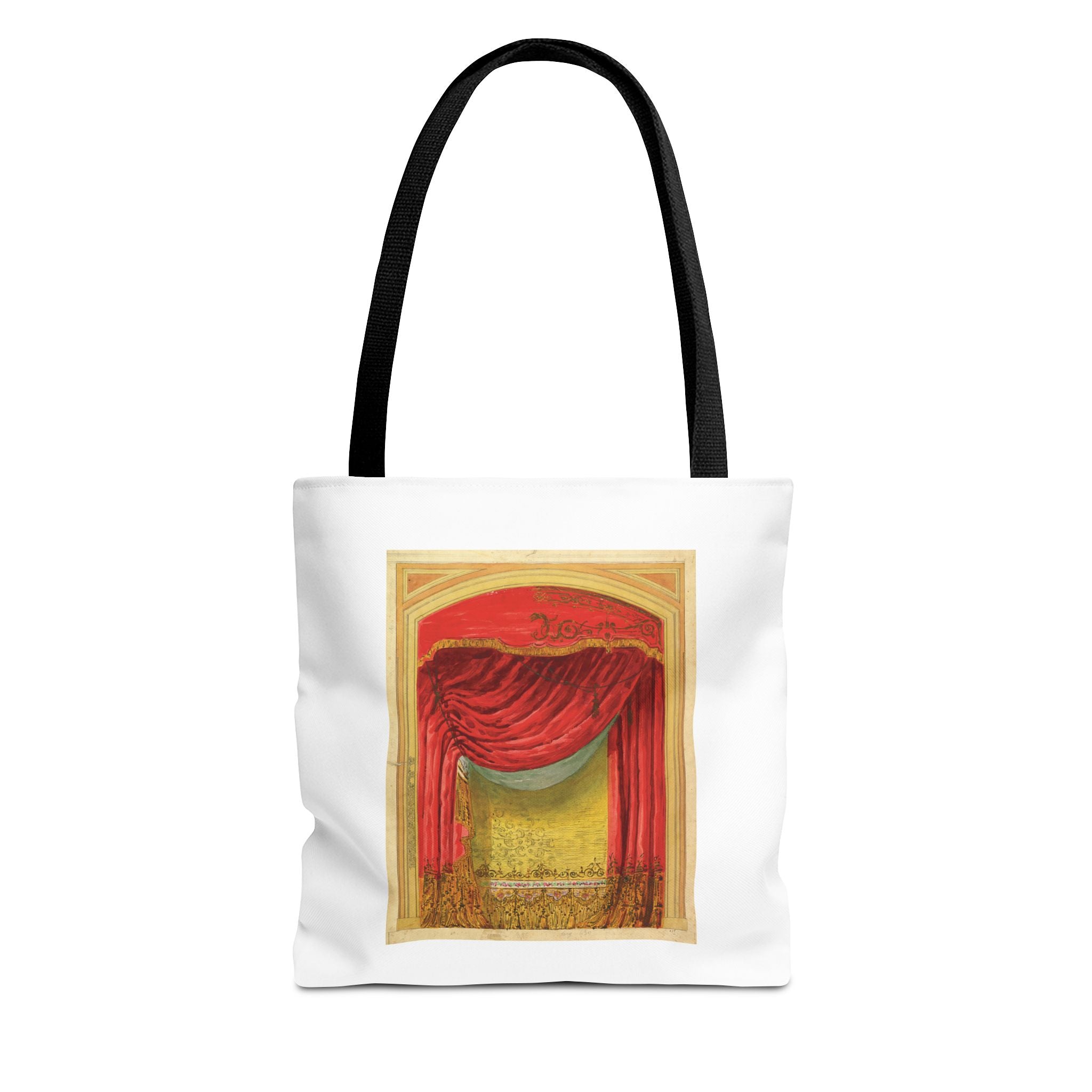 Stylish Tote Bag - Casino de St. Etienne Stage Design Artwork by Eugène Cicéri